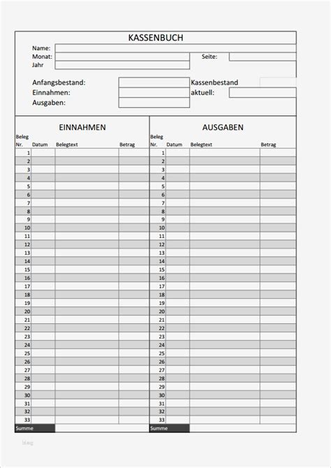 Mit der buchhaltungssoftware erstellst du selbst als gründer alle dokumente im. Kassenbuch Kleinunternehmer Vorlage Angenehm Vorlage Für ...