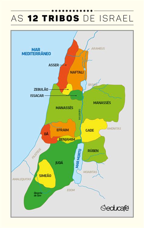 Cuaderno De Espiral Mapa De Las Doce Tribus De Israel Desde 1200 Hasta