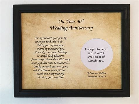 Check spelling or type a new query. 30 Year Anniversary 30th Anniversary Gift 30th Wedding | Etsy