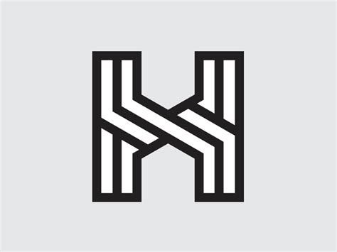 H Symbol Concept By Jeroen Van Eerden Hm Logo Logo Mark Initials Logo