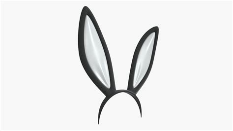 Bunny ears monogram applique design for machine embroidery shown with our natural circle font not included instant download now . Bunny ears headband 01 3D model | CGTrader