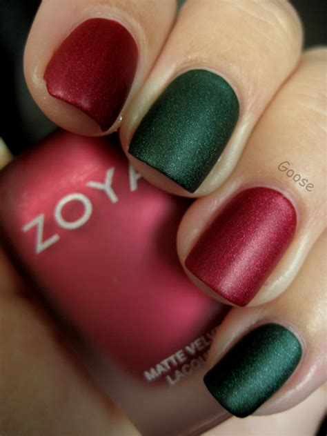 Goose's Glitter: The 12 Days of Christmas Nails: Day 4 ... The snowflakes, though, are simple to paint on nails.