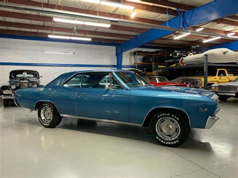 1967 Chevelle True 138 Ss 396 4 Speed Posi Marina Blue True Muscle For Sale
