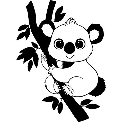 Sticker Bébé Koala Stickers Animaux Animaux De La Jungle Ambiance