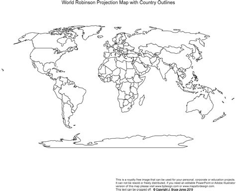 4 Print World Map