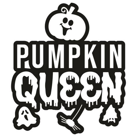 Pumpkin Queen Spooky Halloween Svg Pumpkin Queen Spooky Halloween