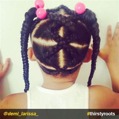 Create Your Daughters Hair Style With Half Buns Braids