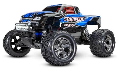 Traxxas Stampede 2wd Brushed 110 Rc Monter Truck Blue Edition 36054 61
