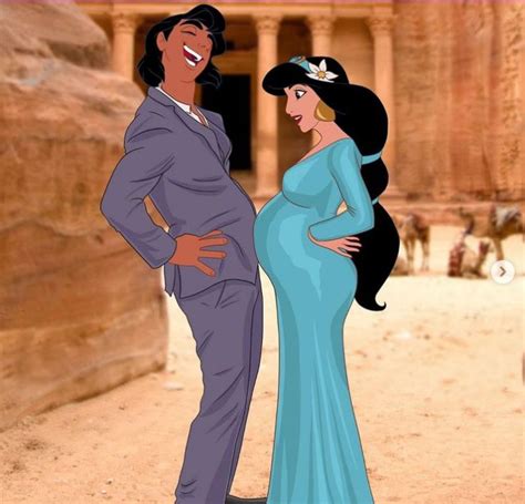 Fan Art Reimagines Disney Princesses Pregnant And As Moms Disney