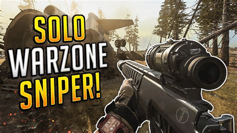 Solo Sniping In Call Of Duty Warzone Youtube