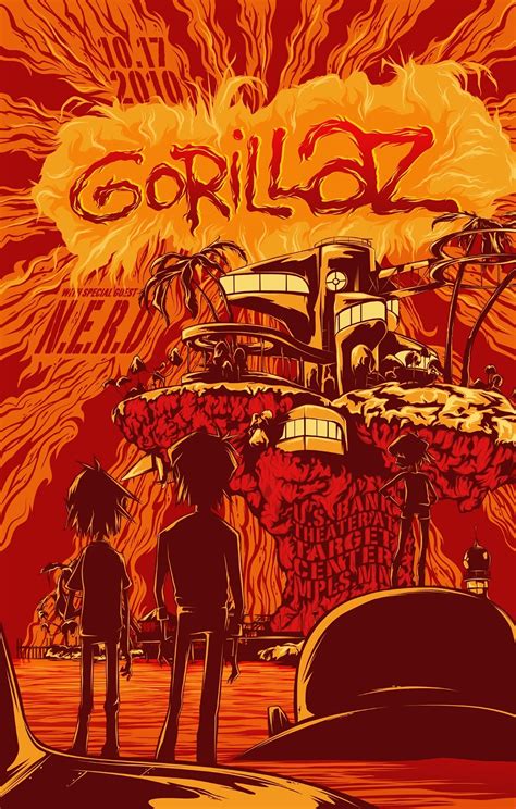 THE GORILLAZ BAND POSTER - ROCK BAND POSTERS 20% OFF | Music poster