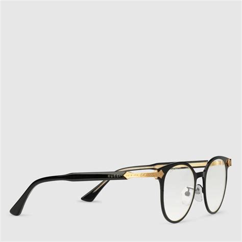 Round Frame Glasses Gucci Mens Sunglasses 465568i3b101010