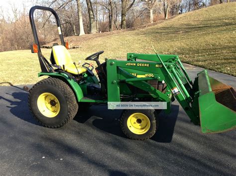 John Deere 4100 Tractor 3 Attachments Only 83 Hours