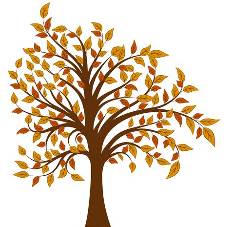 Fall Tree Cliparts Bring The Beauty Of Autumn To Your Designs