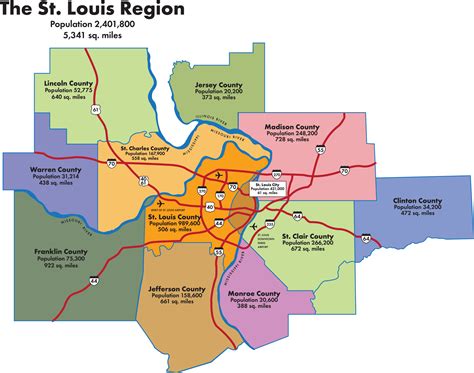 County Map Of St Louis Mo Stanford Center For Opportunity Policy In