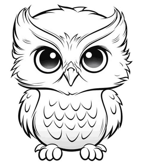 Free Printable Owls Coloring Pages List