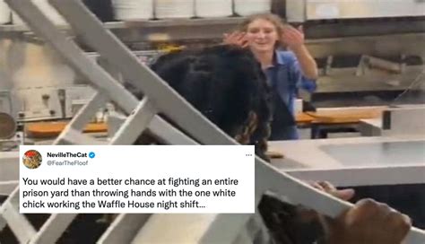 Waffle House Fight And Epic Chair Maneuver Prove You Cannot Cross The