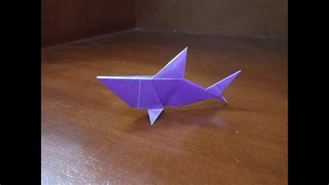 How To Make A Paper Origami Shark Easy Youtube