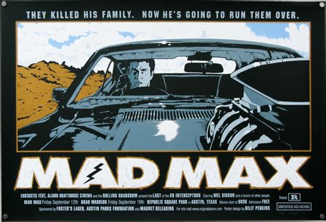Mad Max Screen Print Billy Perkins Regular Usa