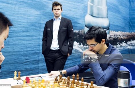 Norwegian Grandmaster And World Champion Master Magnus Carlsen And