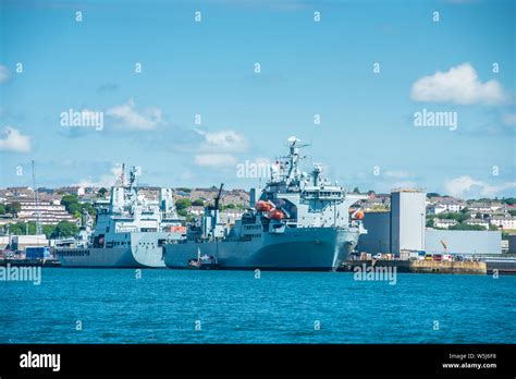 Rfa Argus And Rfa Tidesurge A Tide Class Replenishment Tanker Of British