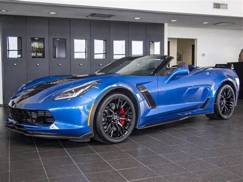 2015 Chevrolet Corvette Z06 Convertible 3lz Nav Laguna Blue Automatic