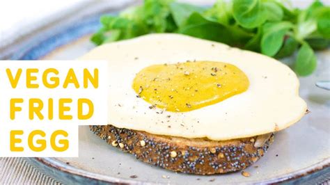 Vegan Fried Egg Recipe Easy To Make Youtube