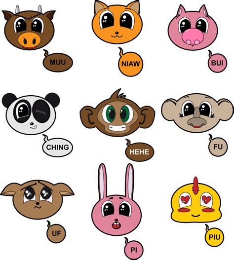 cute animals emoticons by hariana on DeviantArt