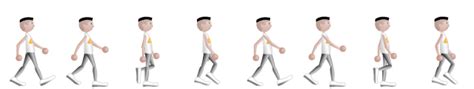Character Walk Cycle Keyframes Sprite Animation Wikiphp