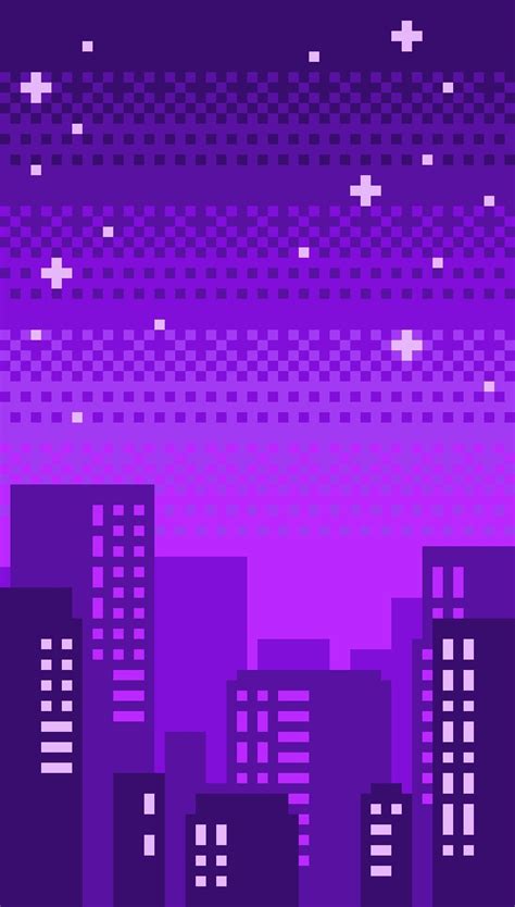 Purple Pixel Aesthetic