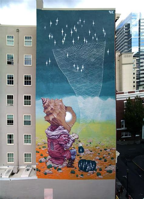 Rustam Qbic Unveils A New Mural In Portland Oregon Street Art News