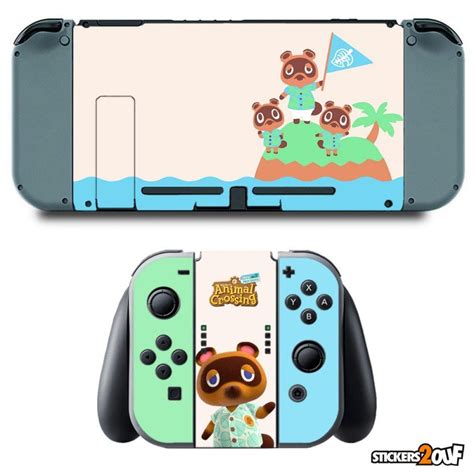 Stickers Autocollant Animal Crossing Pour Nintendo Switch