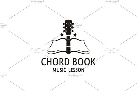 Download Guitar Chord Music Lesson Book Logo in 2020 | Music ...