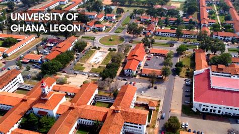 Drone Shot Of University Of Ghana Legon Campus 4k Aerial Footage Of