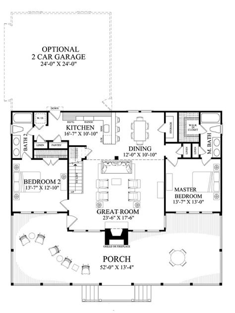 These house designs are compact and designed for maximum practicality. Cabin Style House Plan - 2 Beds 2 Baths 1727 Sq/Ft Plan ...