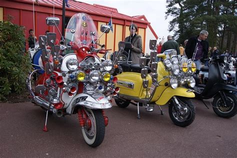 Mod Scooters 60s Style Classic Vespa And Lambretta Scooters Mod