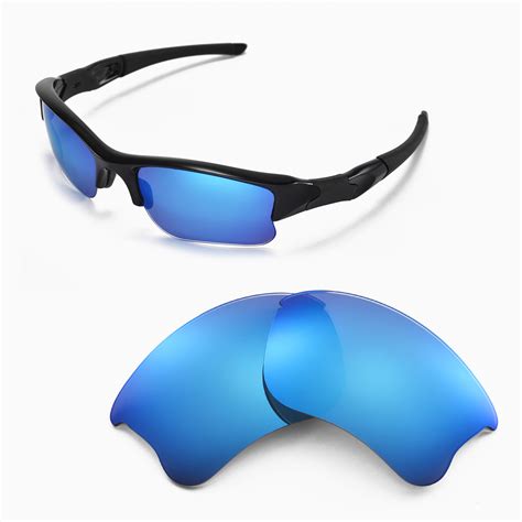 Wl Polarized Ice Blue Replacement Lenses For Oakley Flak Jacket Xlj