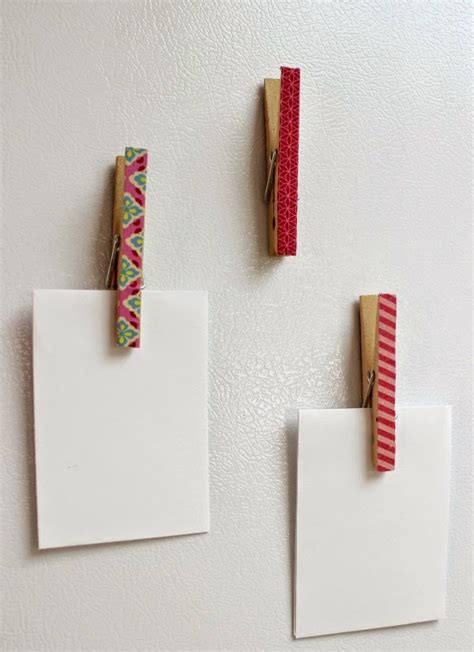 Washi Tape Clothespins How Do It Info
