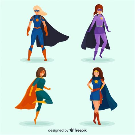 Female Superhero Vector At Vectorified Com Collection Of Female