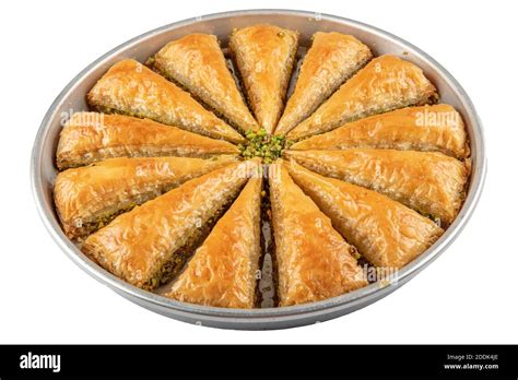 Carrot Slice Baklava Baklava With Pistachio Turkish Traditional