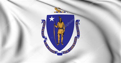 Massachusetts Flag Usa State Flags Collection Stock Photo By ©dicogm