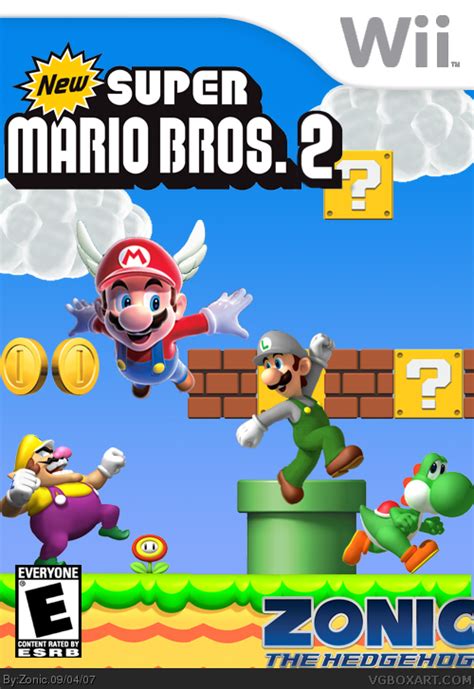 New Super Mario Bros 2 Wii Box Art Cover By Zonic