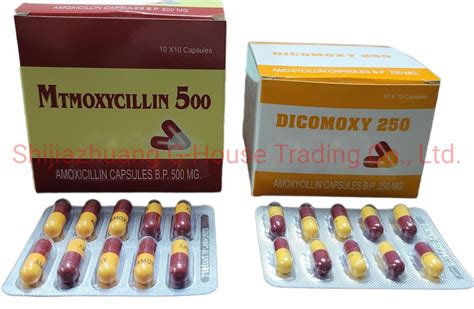 Medicine Amoxicillin Capsule 500mgand250mg China Amoxicillin And