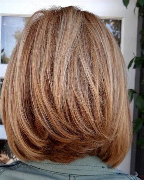 Medium inverted bobs are haircuts that are longer in front and can fantastically work with short bangs or fringe styled on one side. Medium Layered Bob Hairstyle/Pinterest | Haircuts