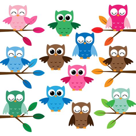 Cartoon Owl Clipart Black And White Clip Art Library