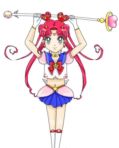 Super Sailor Chibi Chibi Moon By Nathan Drawian On Deviantart