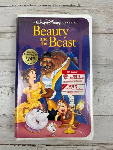 1992 Walt Disneys Black Diamond Beauty And The Beast 1325 Vhs Factory