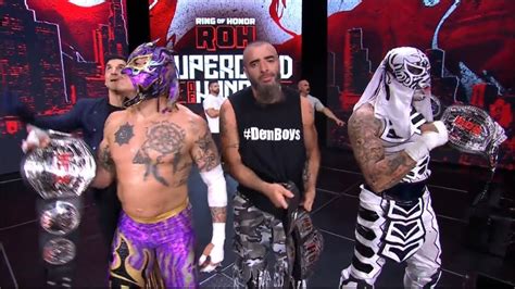 Lucha Bros Wins Roh Tag Team Championship Ladder Match At Roh Supercard