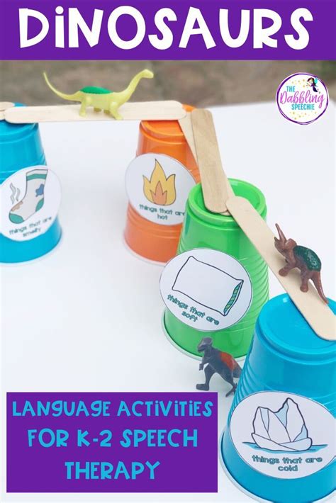 Dinosaur Push In Language Lesson Plan Guides In Language Learning Activities Prebabe
