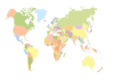 Geo Map World World Continents Map Geo Mapping